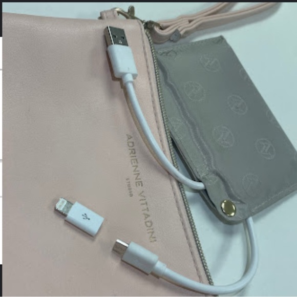 Adrienne Vittadini Soft Pink Wristlet Clutch - Picture 4 of 12